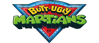 Butt Ugly Martians Zoom or Doom title screen for Playstation 2